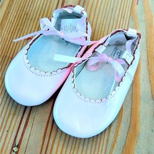 Janie & Jack Size 4, Light Pink Shoe